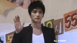 110727 보스를 지켜라 제작발표회   재중 Jaejoong