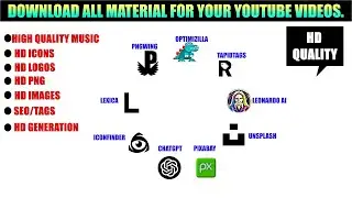 How to download thumbnail material ||Thumbnail ke liye material kahan se len || 2024 ||