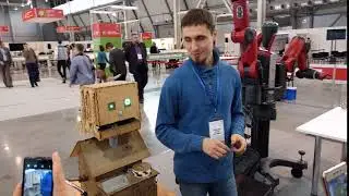 Робот Деревяка на WorldSkills Hi-Tech 2017