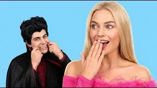 💖 BELIEBTE BARBIE VS UNBELIEBTE VAMPIRIN🦇 Tolle Tipps & DIY-Basteln📦 Witzige Szenen 123 GO!