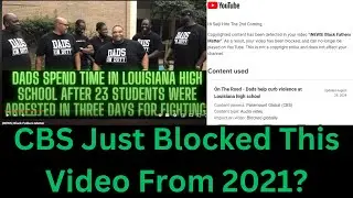 CBS Just Blocked This Video From 2021 ?