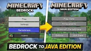 Convert Your Bedrock In Java Edition | Using Only 1 Mod