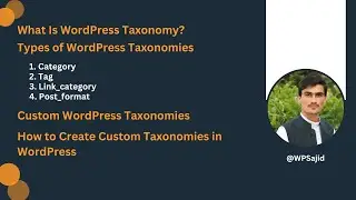 What is taxonomies and how to add custom taxonomies in WordPress