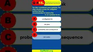 Q#15- API 580 Exam - Risk Based Inspection - Latest Questions And Answers 