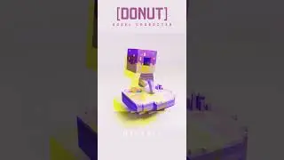 Donut 🍩 #characterdesign #voxelart