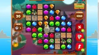 Моя взломанная игра Сокровища пиратов .