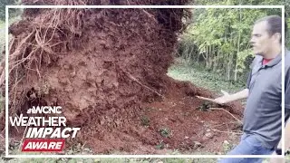 Gastonia man recalls moments tree slammed into home | Helene's Impacts