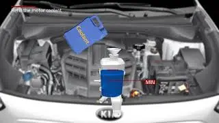 Niro EV - Refill the motor coolant