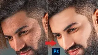 How to Skin smoothing in Photoshop | Photoshop tutorial.