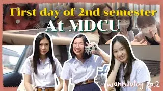 เปิดเทอม 2 แพทย์จุฬา เทอมนี้จะรอดมั้ยเนี่ย?! | wannavlog ep.2