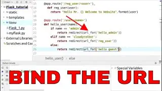 Flask_4 | URL binding in flask | how to bind URL in flask