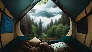 Rain sounds in the tent | perfect rest
