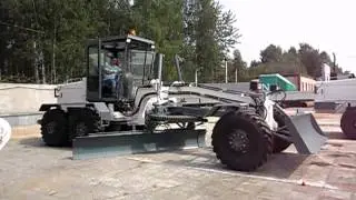 Полноприводный грейдер гс-10.20 работа