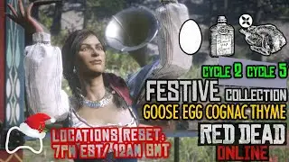RED DEAD ONLINE Locations Goose Egg CYCLE 2 Cognac CYCLE 5 Thyme & Plump Bird RDO