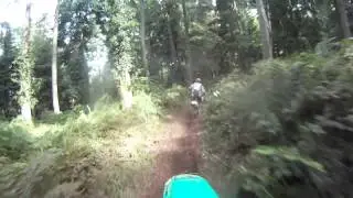 Core Enduro Practice Day 01/09/2013 on KX 125 with CRF250 (Part 1)