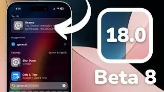 iOS 18 Beta 8 - What's new
