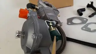 Как УСТАНОВИТЬ ГАЗ на  бензиновый  генератор  !