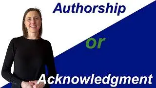 Who Really Qualifies for Authorship in Research