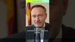 Christian Lindner über Kreislaufwirtschaft und das Circular Valley Forum 2023