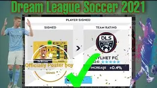 Dream League Soccer 2021 Poster boy De Bruyne signed ✌️🔥