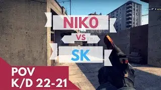 Nik0 vs SK Gaming POV | IEM Sydney 2017 | Overpass