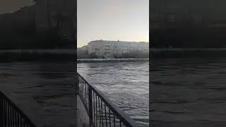 Река Чита почти сносит мост. Наводнение 29.07.2022