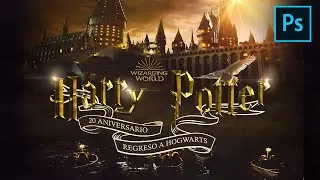 HARRY POTTER 2022 Estilo de texto con PHOTOSHOP
