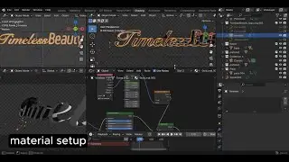 Blender 3d logo Animation breakdown #blender3d #logo #blendertutorial #blenderanimation #blender