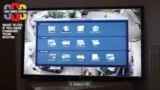 How to set up your new router/wifi on your CCTV system