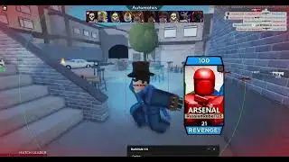 Exploiting in Arsenal with new and improved Dark Hub script - Pastebin (link in description)
