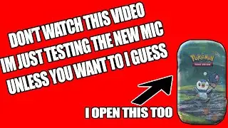 Pokemon Card Opening To Test The New Mic
