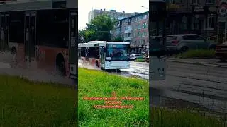 Пермь | Автобусный маршрут 45 | Остановка Магазин "Десткий мир" | Ютубу хана | #bus #perm #транспорт