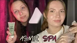 АСМР 🥰  коллаб с АSMR ROSTOVA  ✨ SPA салон ✨ персональное внимание  ✨ уход за личиком, массаж   ✨