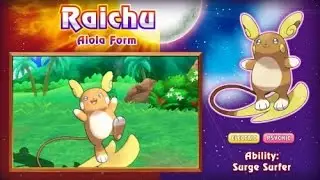 ALOLAN RAICHU!!!!!!!!!!!!!!! Pokemon Sun and Moon Leaks