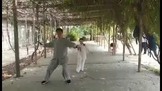 Chen Bing with daughter - Chenjiagou 2019