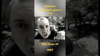 Eminem - Just don't give a F*** (Slim Shady EP) | Throwback Series   #rap #music #eminem #hiphop