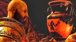 God of War  - Kratos finds Spartan Relics