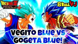 DBZ Budokai Tenkaichi 4 Gogeta Blue vs Vegito Blue!