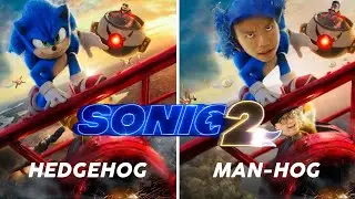 SONIC the Hedgehog 2 vs $5.05 MAN-HOG Trailer