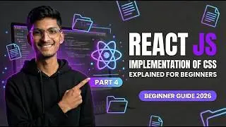 React JS Implementation of CSS | 3 Ways to Add CSS in React | Complete Hindi Tutorial