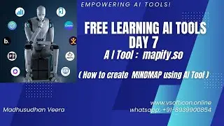 FREE LEARNING AI TOOLS - DAY 7  TOOL: mapify.so (How to create  MINDMAP  Using AI Tool ?)