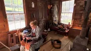 The Shoe Shop at Old Sturbridge Village was constructed in the mid-19th century, Shoes Makers 1800s