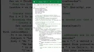 Automate Invoice Reminders in Excel with VBA and Outlook