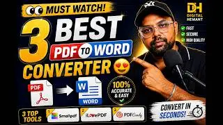 3 Best PDF To Word Converter 😍 | Convert Your Documents with Ease! | Hemant4You