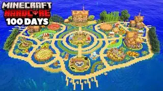 I Survived 100 days in an OCEAN ONLY World in Hardcore Minecraft