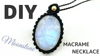 Macrame Pendant Tutorial | How to Make a Macrame Necklace