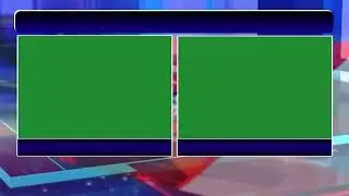 3D Animate window for News - Green Screen Video