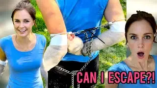 Breaking out of Duct Tape, Handcuffs, Zip Tie, and Blindfolded