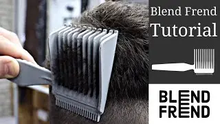 👉BLEND FREND TUTORIAL | Instantly cut hair with this comb!! 