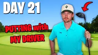 I Hit EVERY Golf Shot With 1 Club Until I Shoot Even Par... (Day 21)
